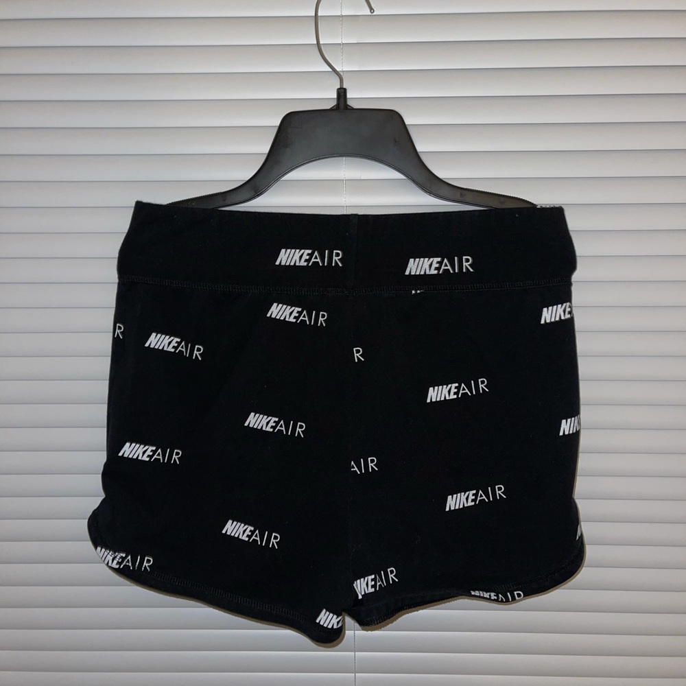 Black Nike air mini shorts